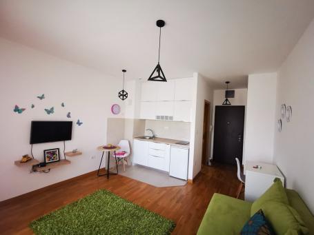 Namještena garsonjera, 28m2, City kvart, Podgorica