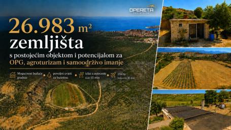 Jasenice, zemljište s pravom građenja, kućicom i velikim potencijalom za razvoj 