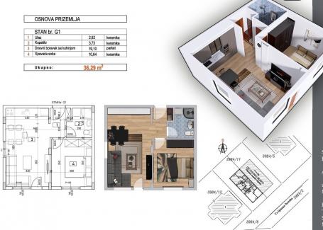NOVI SAD - ADICE - 36.29 m2