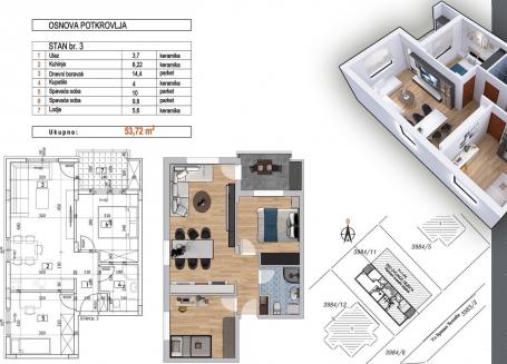 NOVI SAD - ADICE - 53.72 m2