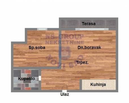 Dvoiposoban stan na Miseluku, 53m2
