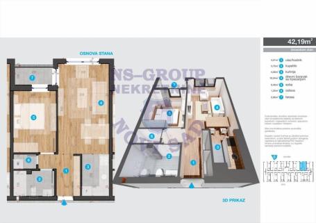 Bul. Patrijarha Pavla 42m2