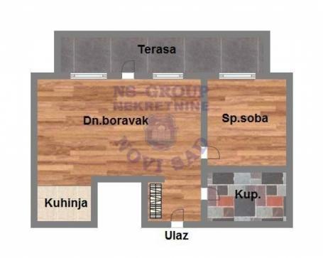 Dvosoban stan na Podbari, 50m2