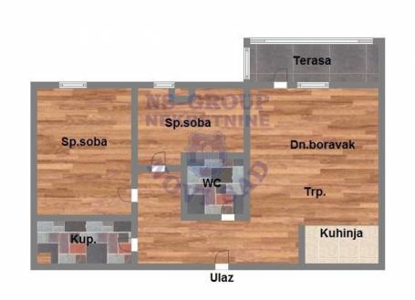 Trosoban stan na Salajci, 74m2