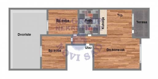 Trosoban stan na Klisi, 64m2