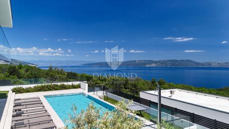Rabac Labin, moderna Villa sa pogledom na more 
