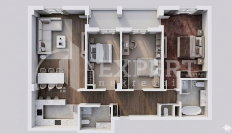 Novogradnja sa pogledom na Nišavu, 86.51 m2