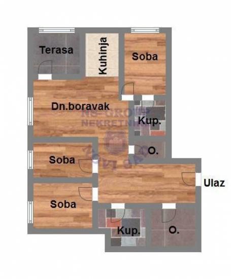 Četvorosoban 80m2 Bulevar Patrijarha Pavla 