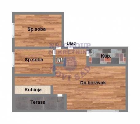 Trosoban stan na Adicama,53m2