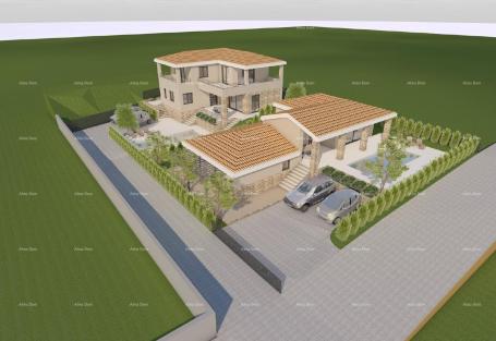 Građevinsko zemljište Istra. Bibići. Prodaja građevinskog zemljišta sa ishodovanom pravomoćnom građe