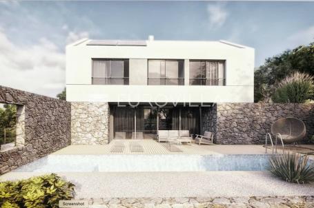 Brač, Bol, atraktivno građevinsko zemljište s projektom