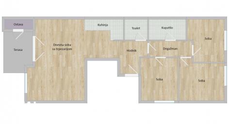 NOVI SAD - TELEP - 80.00 m2