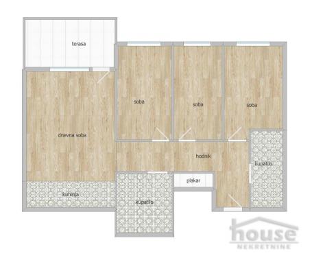 NOVI SAD - PODBARA - 79.00 m2