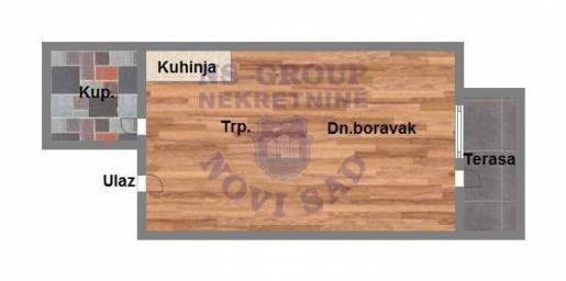 Komforna garsonjera od 33m² u izgradnji u centru Novog Sada!