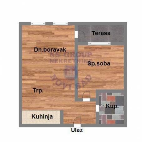 Odličan dvosoban u izgradnji na Trandzamentu 