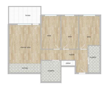 NOVI SAD - PODBARA - 79.00 m2