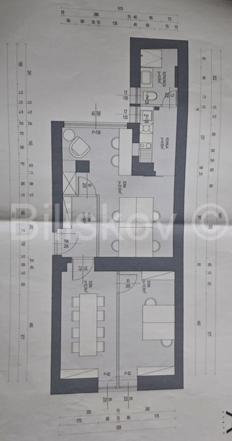 Prodaja, Centar, Frankopanska, trosoban stan 50m2, parking