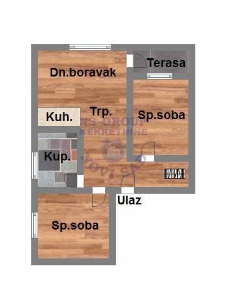 Dvoiposoban 47m2 Klisa