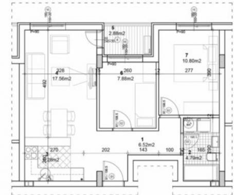 NOVI SAD - CENTAR - 54.00 m2