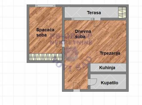 Jednoiposoba stan na Bulevaru Evrope,37m2