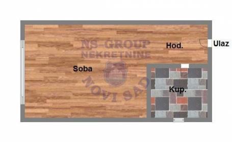 Garsonjera na Telepu,30m2