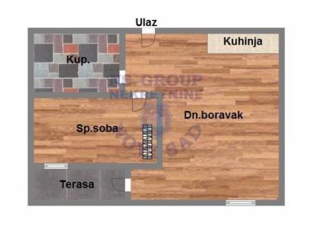 Dvosoban stan na Bulevaru Patrijarha Pavla,44m2