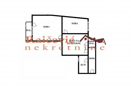 SAVSKI VENAC CENTAR 72m2 , 2T ,269000e