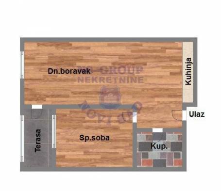 VRHUNSKI DVOSOBAN - Useljenje u septembru - 45m2