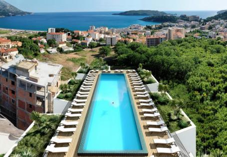 Jednosoban stan 58.24m2 u novom stambenom kompleksu sa bazenom u Becicima