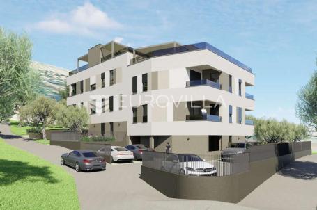 Podstrana, jednosobni apartman u prizemlju s vrtom