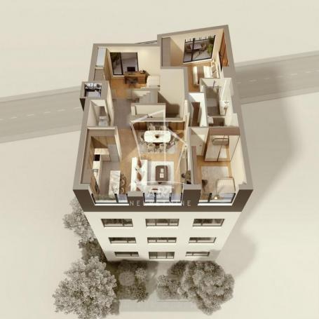 Novogradnja, penthaus sa prelepom krovnom terasom od 110m2 ID#15415