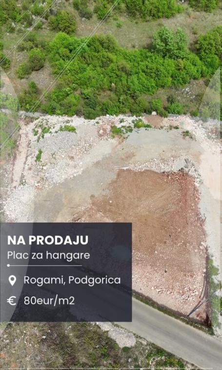 Plac 1880 m² na Prodaju – Rogami, Podgorica
