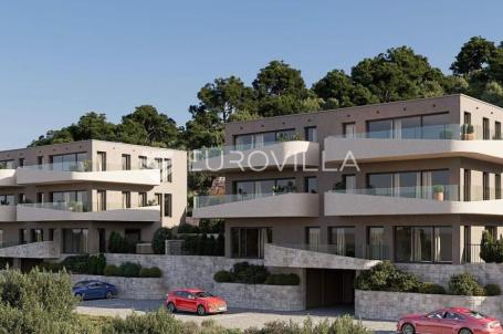Brodarica, novogradnja, trosoban stan s pogledom na more, 99,23 m²