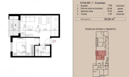 NOVI SAD - TELEP - 39.00 m2