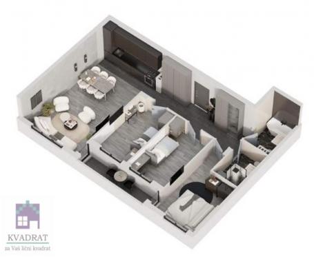 Četvorosoban stan 92.24m2, I sprat  - Novi ritam Novog Sada - 202.928€