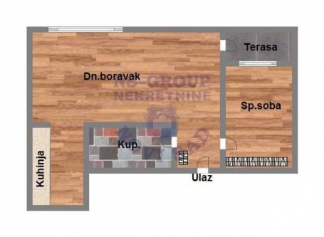 Dvosoban 44m2 Adice