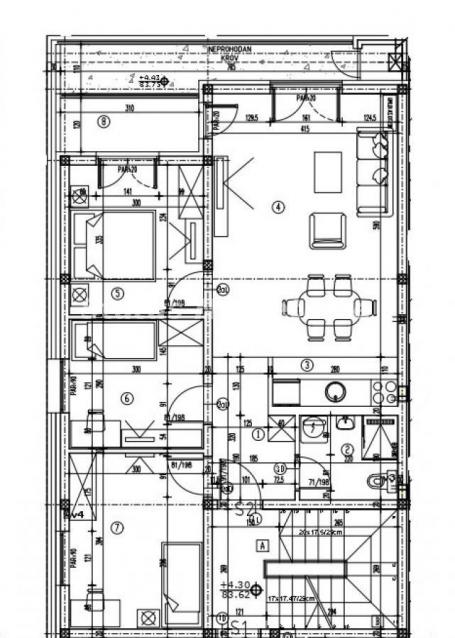 Futog-Fantastičan Troiposoban stan 70 m2 na Prvom spratu u Izgradnji-povrat Pdv-065/385 8880