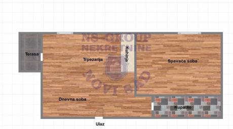 Odličan dvosoban stan u Sremskoj Kamenici!