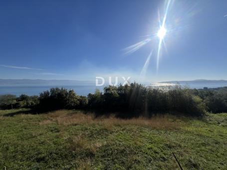 OPATIJA, MEDVEJA – Potpuno ravno građevinsko zemljište s panoramskim pogledom na more