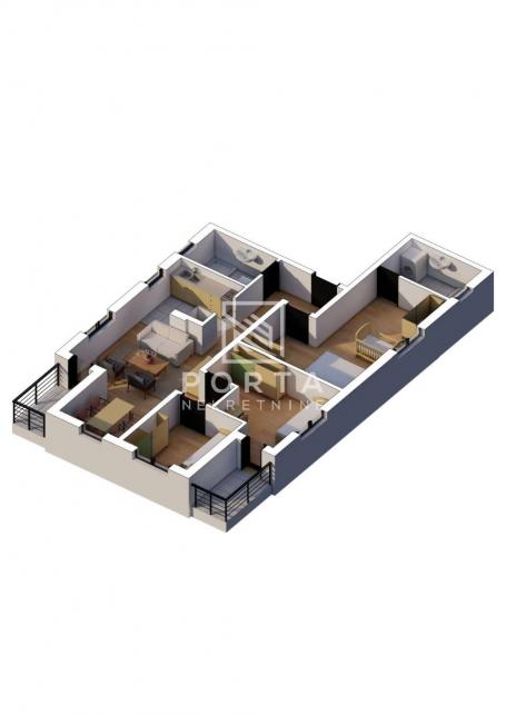 Kaluđerica, centar- 83m2 trosoban stan ID#1650