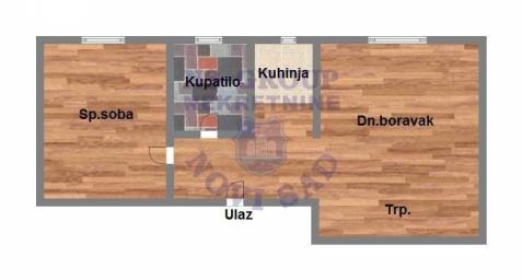 Jednoiposoban 40m2 Adice