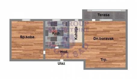 Jednoiposoban 40m2 Adice