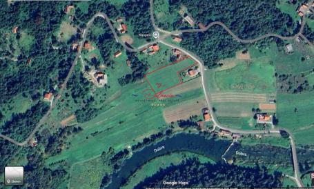 Vodena Draga (Karlovac) građevinsko zemljište 160m do rijeke