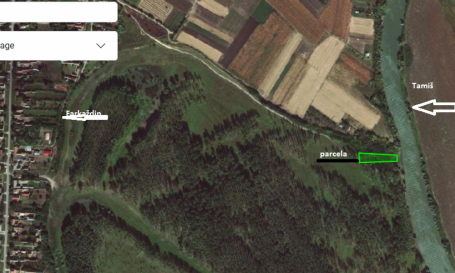 Parcela pored Tamiša na prodaju