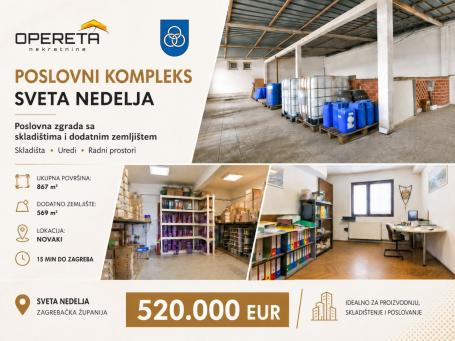 Prodaja, Poslovna zgrada, Novaki, Industrijska ulica, 867m2