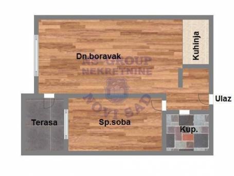 Dvosoban stan na Telepu, 43m2