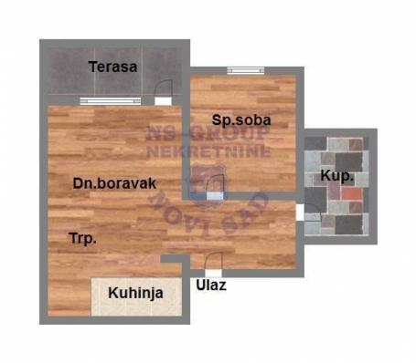 Dvosoban stan na Telepu 47m2
