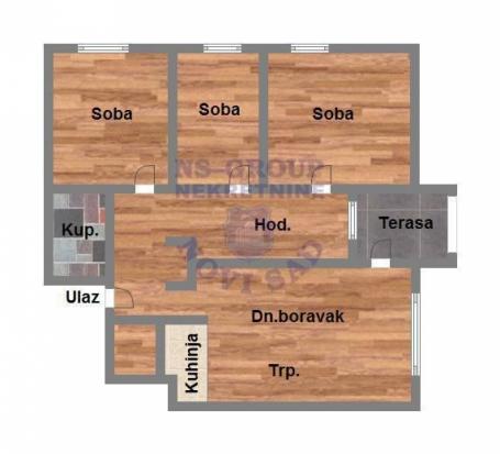 Troiposoban 71m2 Miseluk