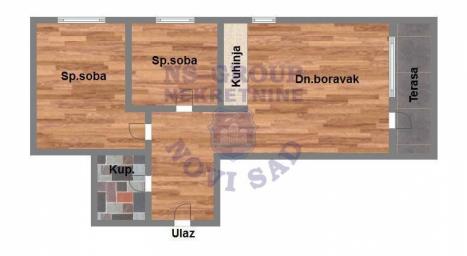 Dvosoban stan na Telepu 50m2