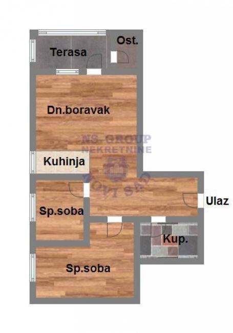 Dvosoban stan na Telepu, 50m2